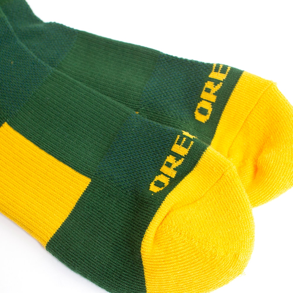 Classic Oregon O, Donegal Bay, Green, Crew, Accessories, Unisex, Sports Performance, Sock, 511246